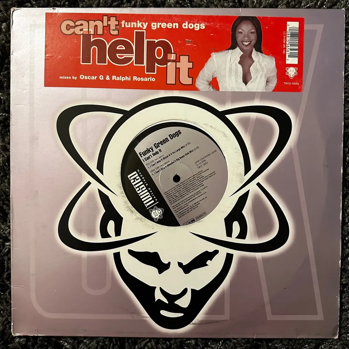 Funky Green Dogs -- Can't Help It   12" Lp Vinyl - Used 1