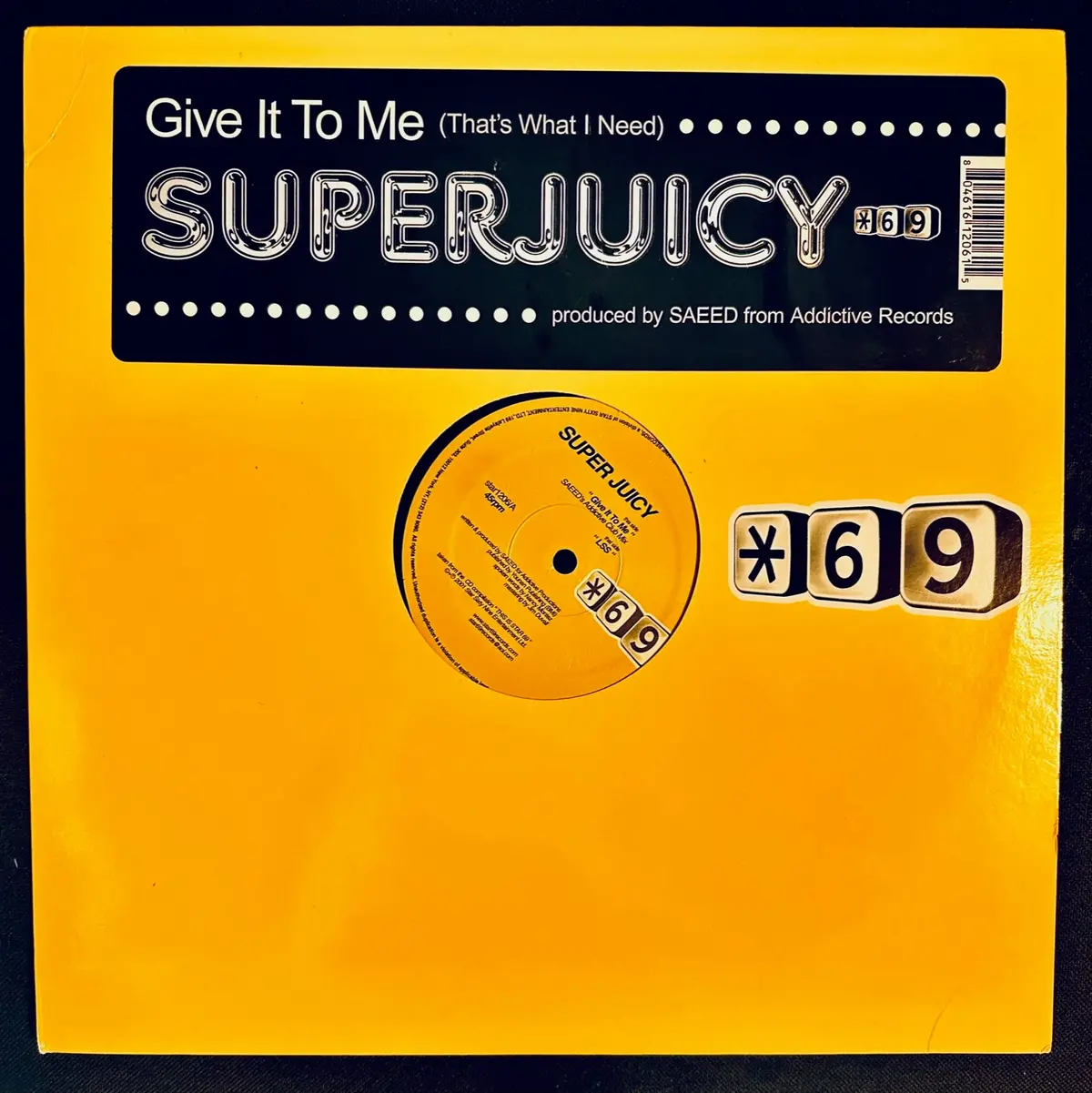 Superjuicy – Give It To Me (That's What I Need) 12" Lp Vinyl - Used 1