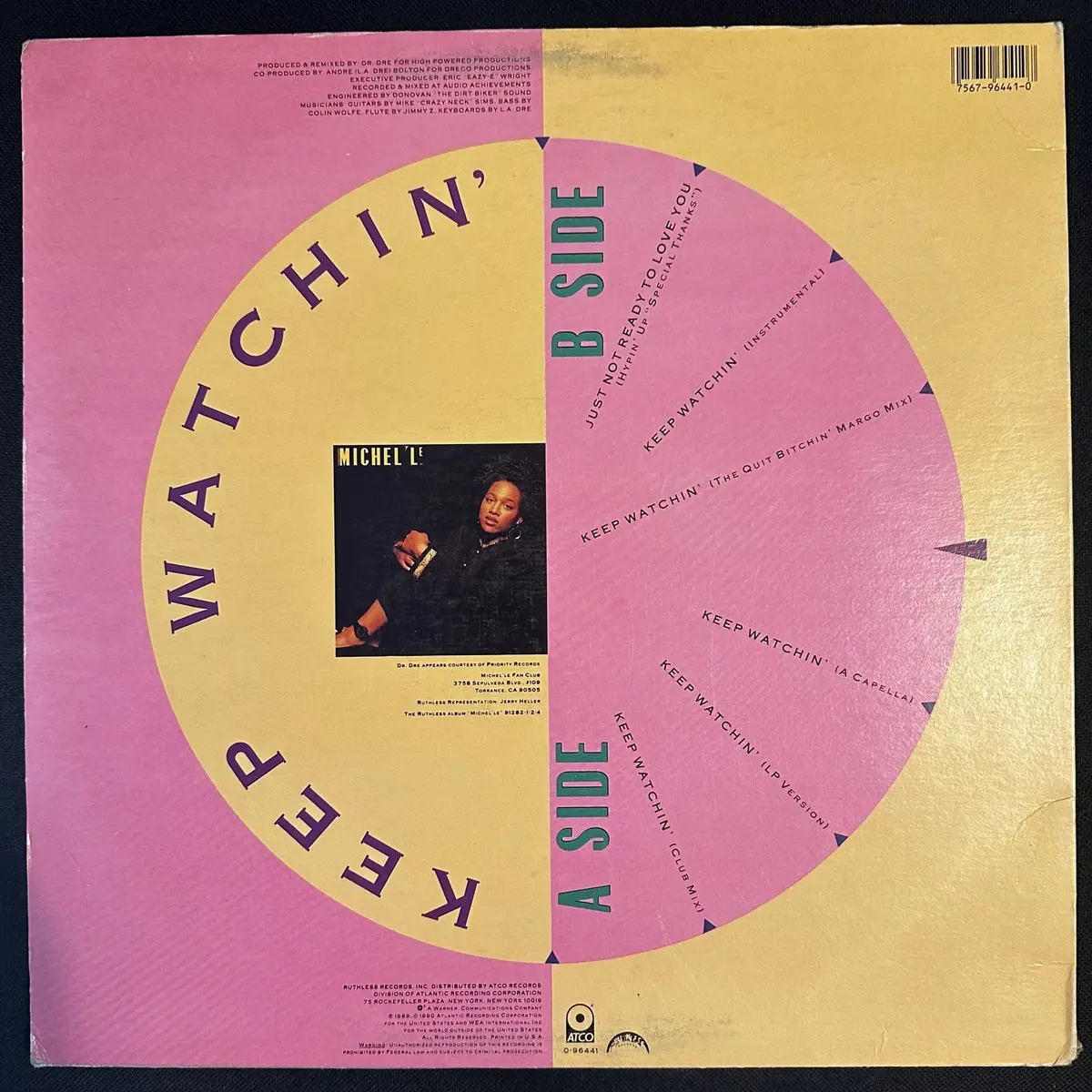 Michel'le - Keep Watchin' - 12" Lp Vinyl - Used 2