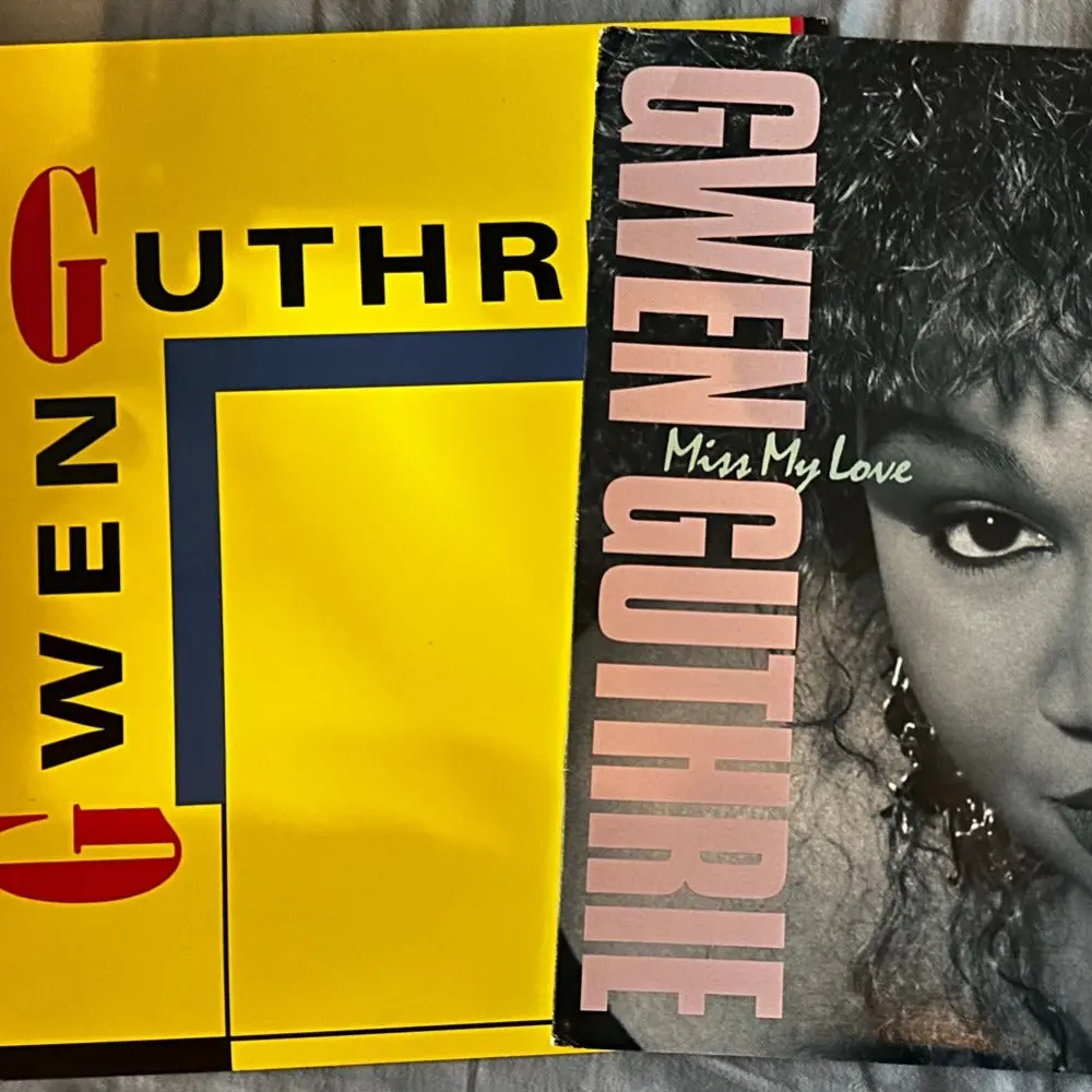 Gwen Guthrie - Miss My Love & Can't Love You Tonight  12" Singles - 2 Lp Vinyl  - Used 1
