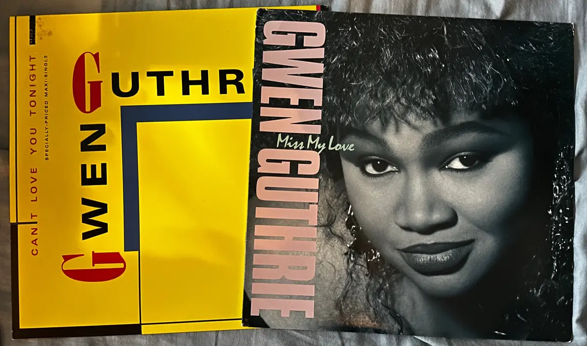 Gwen Guthrie - Miss My Love & Can't Love You Tonight 12" Singles - 2 Lp Vinyl - Used 2