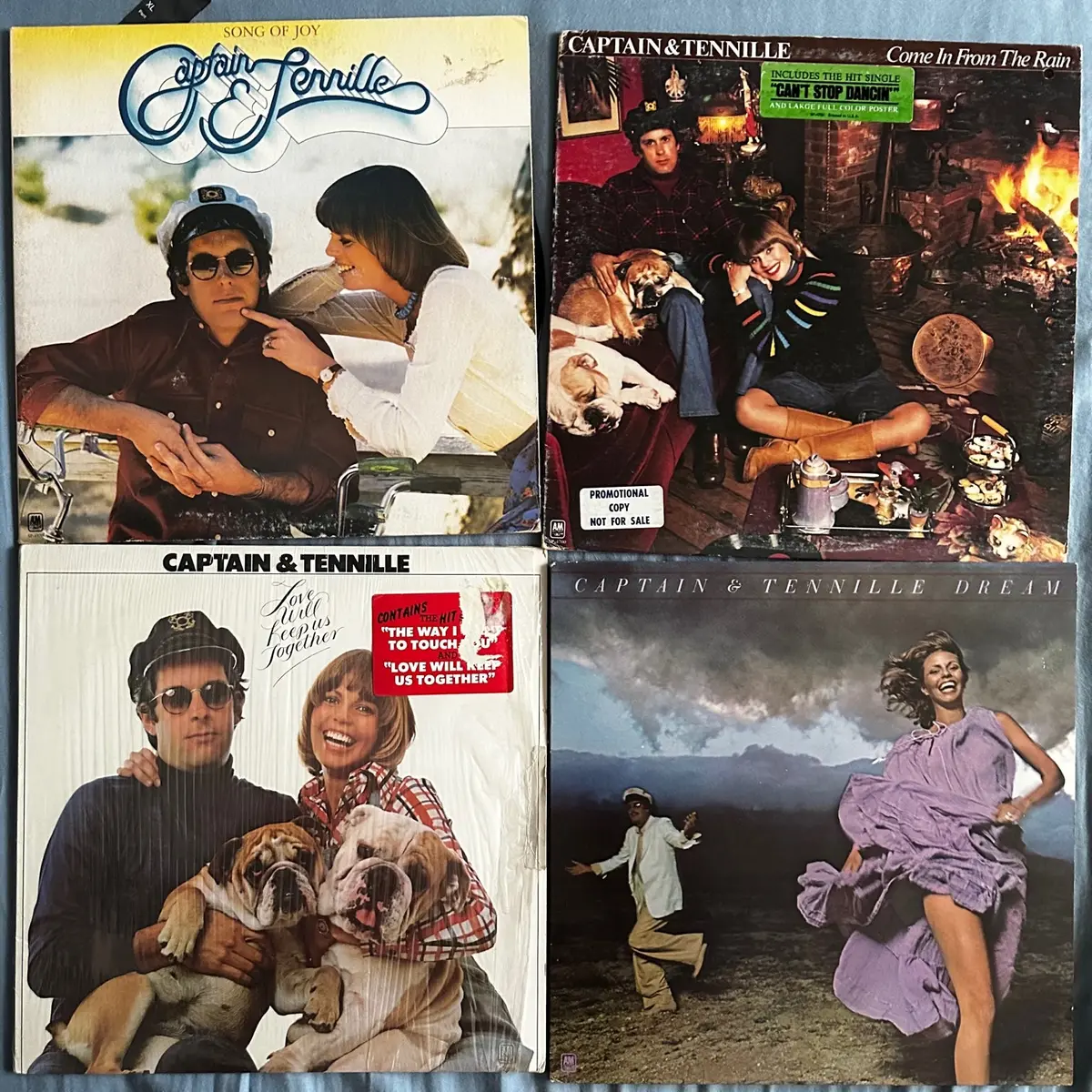 Captain & Tennille - 4 Original Lp Albums Vinyl -Used 1