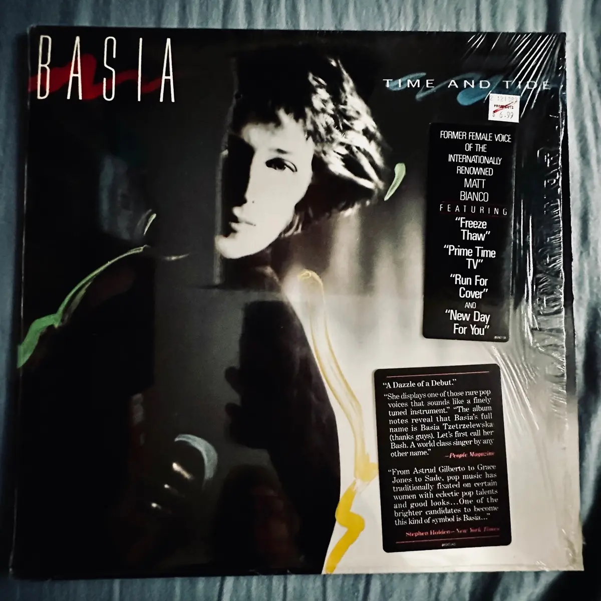 Basia - Time And Tide Lp Vinyl - Used 1