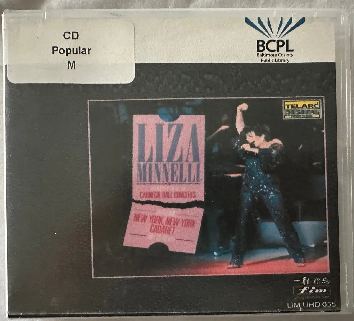 Liza Minnelli - Highlights From Carnegie Hall In Ultra Hd 32 Bit Mastering Cd - Used 1