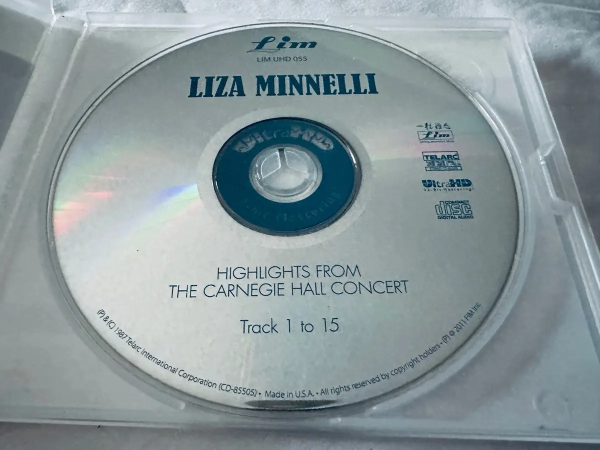 Liza Minnelli - Highlights From Carnegie Hall In Ultra Hd 32 Bit Mastering Cd - Used 2