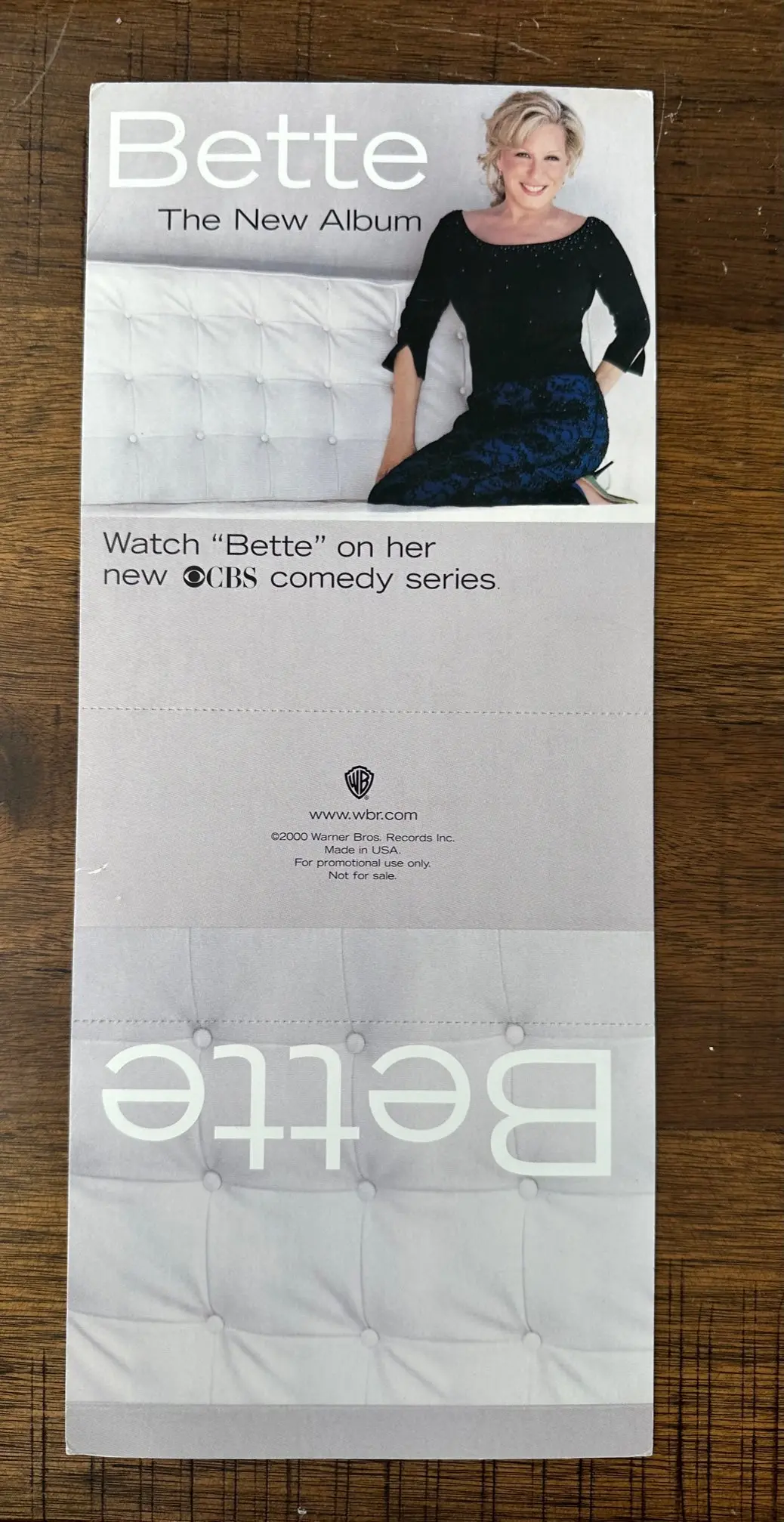 Bette Midler Counter Promo Display - 1