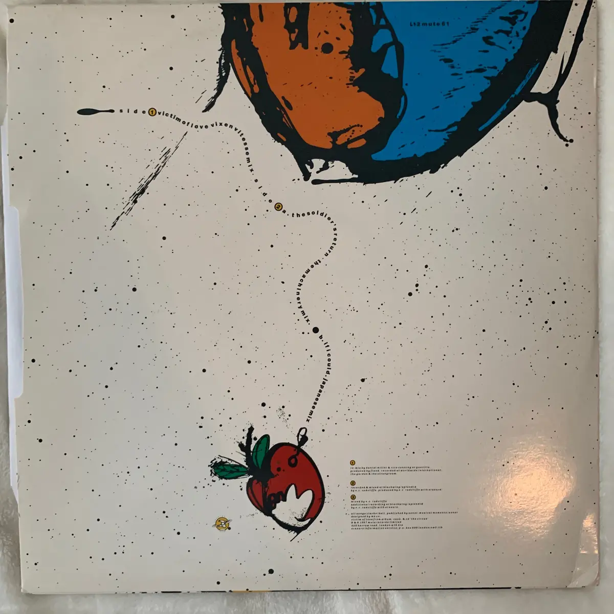 Erasure - Victim Of Love (Limited Edition Remix) Import 12" Lp Vinyl - Used 2