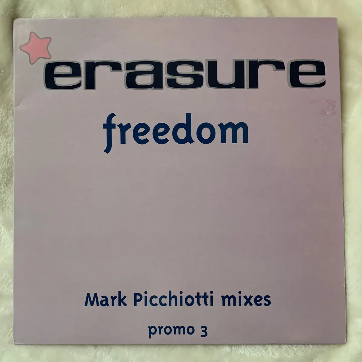 Erasure - Freedome (Mark Picchiotti Mixes) Promo 3 - 12" Single  Lp Vinyl - Used 1