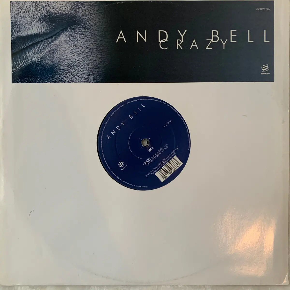 Andy Bell (Erasure) Crazy - Promo 12" Lp Vinyl - Used 1