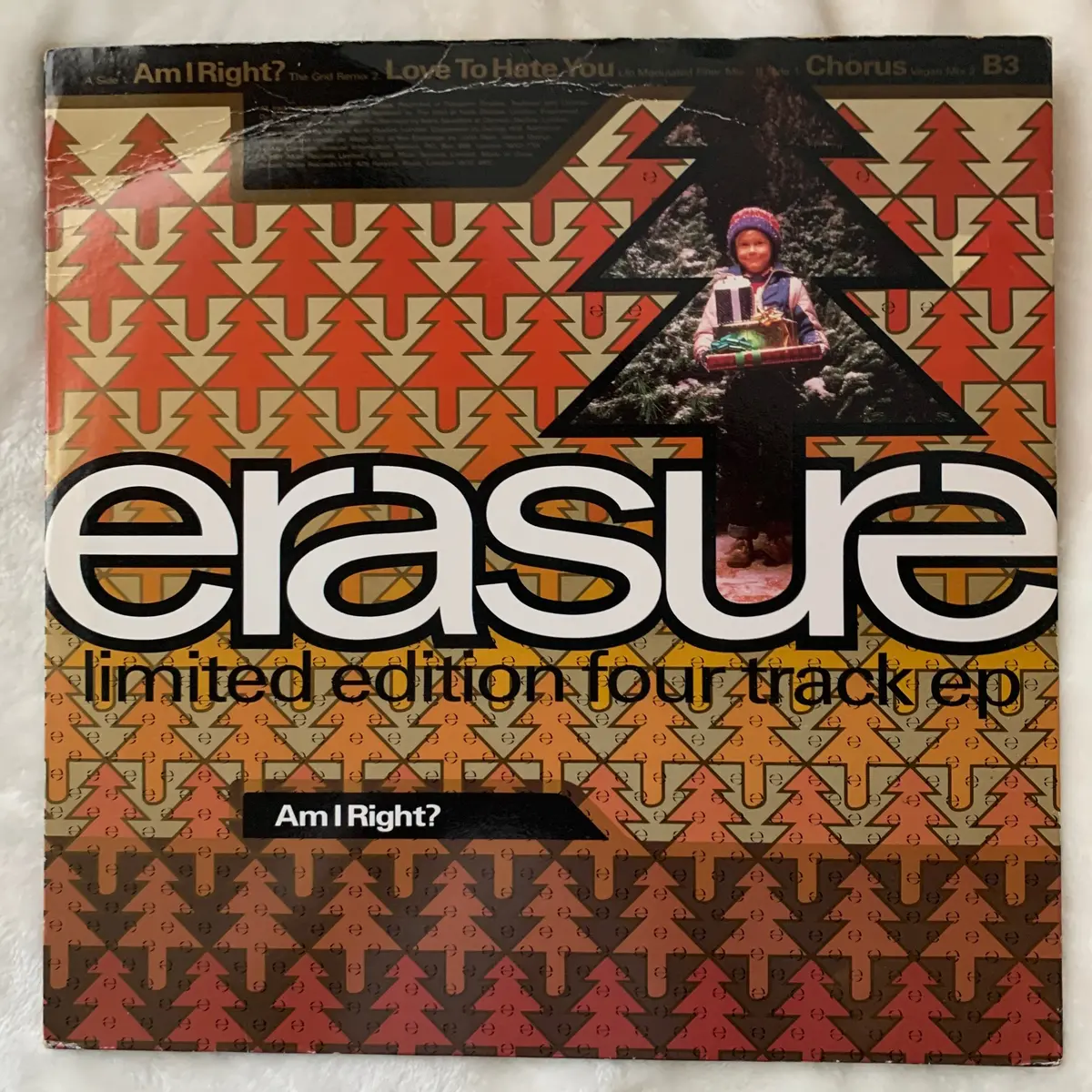 Erasure - Am I Right? (Us 12" Lp Vinyl) Limited Edition 4 Track E) Used 1