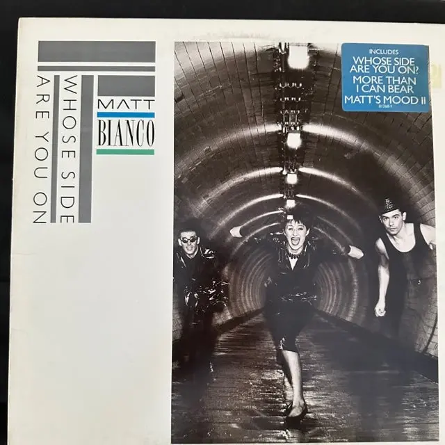 Matt Bianco Ft: Basia -- Whose Side Are You On 1984 Lp Vinyl - Used 1