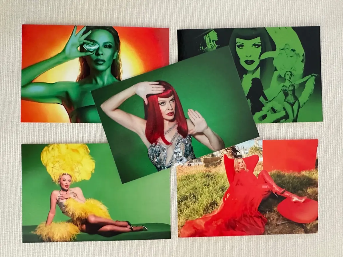 Kylie Minogue - Tension Set Of 5 Postcards 1