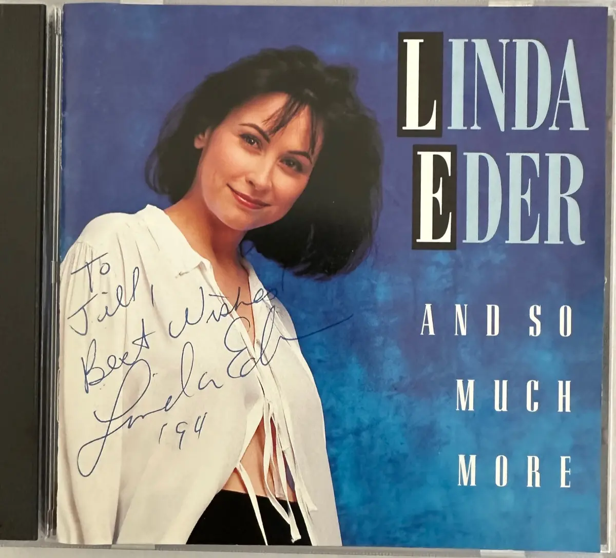 Linda Eder- And So Much More 1994 (Autographed) Cd - Used 1