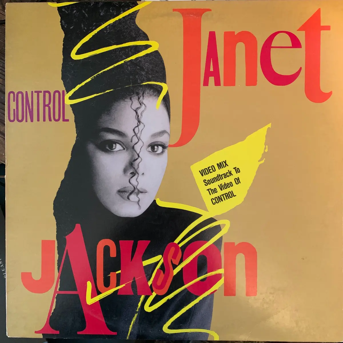 Janet Jackson - Control  12" Remix Lp Vinyl - Used 1