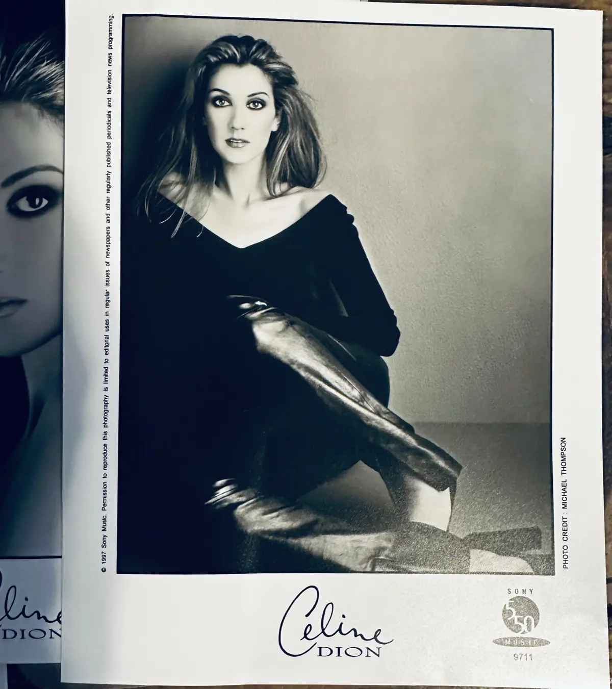 Celine Dion - Let's Talk About Love Cd + Promo Press Kit , 2 Photos + Cd - New 2