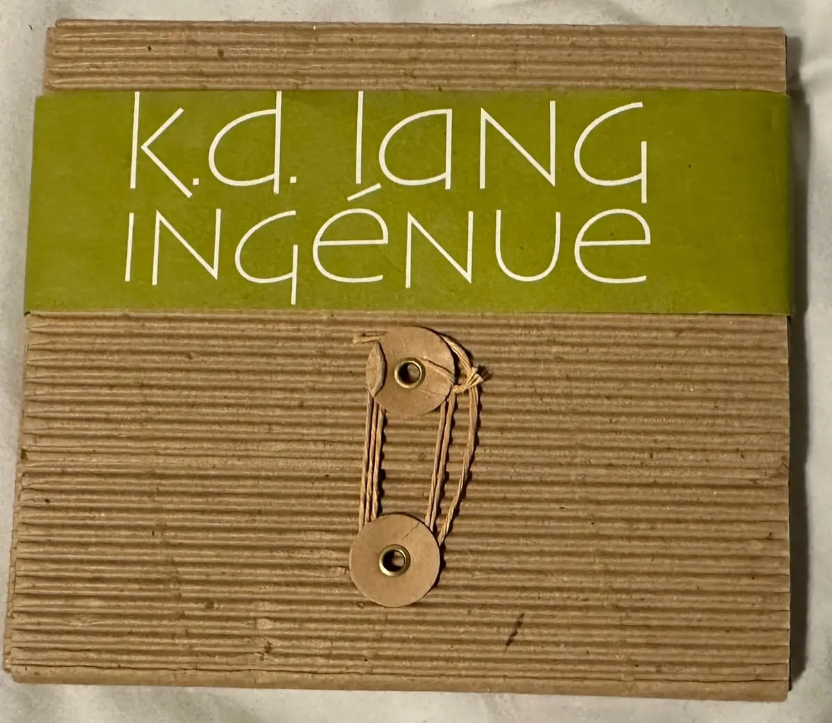 K.D. Lang ‎– Ingénue (Promo Only) Corrugated Cardboard Packaging Cd 1