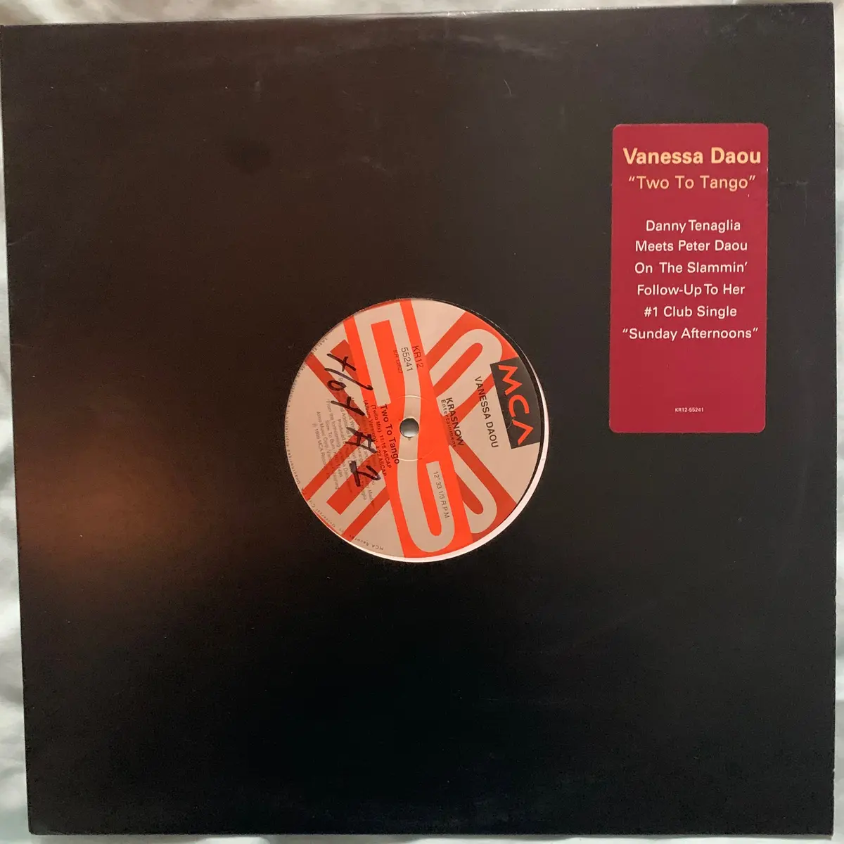 Vanessa Daou - Two To Tango 12" Remix Lp Vinyl _ Used 1