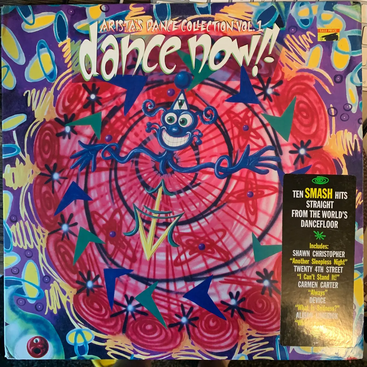 Arista's Dance Collection Vol. 1 "Dance Now!!"  Various Artist Lp Vinyl - Used 1