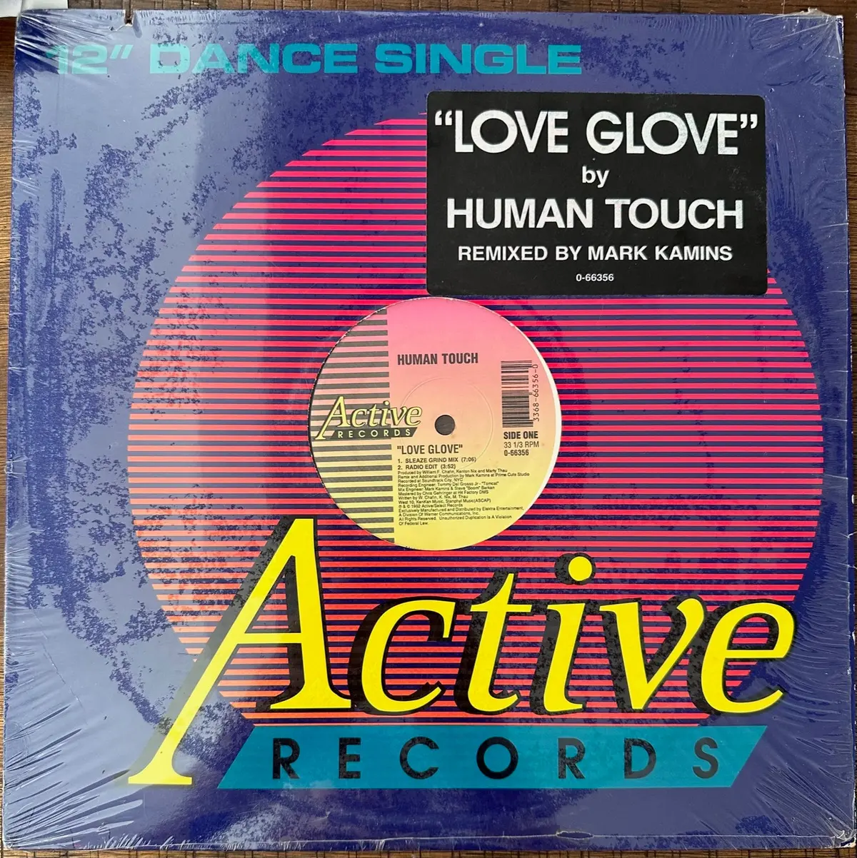 Human Touch - Love Glove (Mark Kamins Remix) 12" Single Lp Vinyl - Used 1