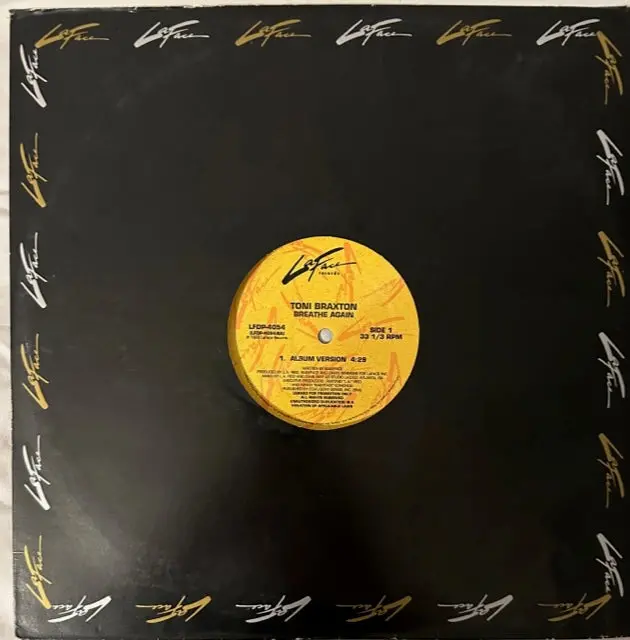 Toni Braxton - Breathe Again 12" Lp Single Vinyl - Used 1