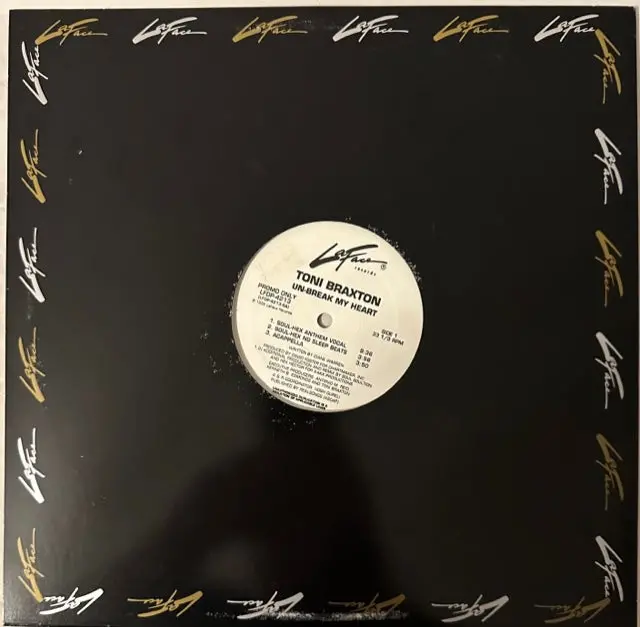 Toni Braxton - Un-Break My Heart  Lp Single Vinyl - Used 1