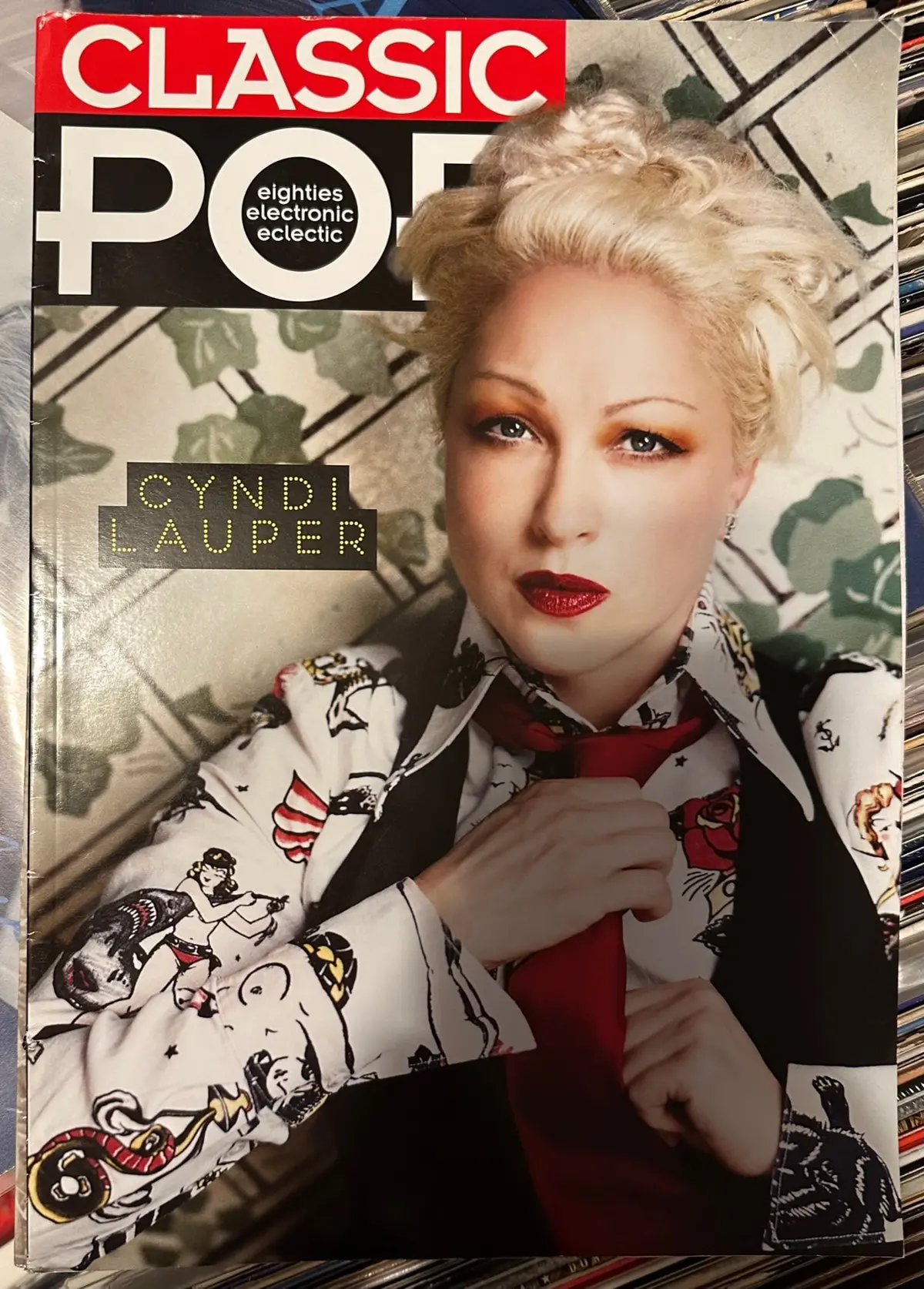 Cyndi Lauper --  Classic Pop Magazine 2021  - Used 1