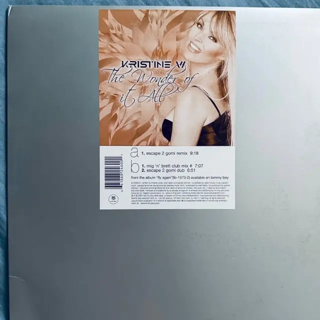 Kristine W --The Wonder Of It All 12" Single (Pt.1 Mixes) Lp Vinyl - Used 1