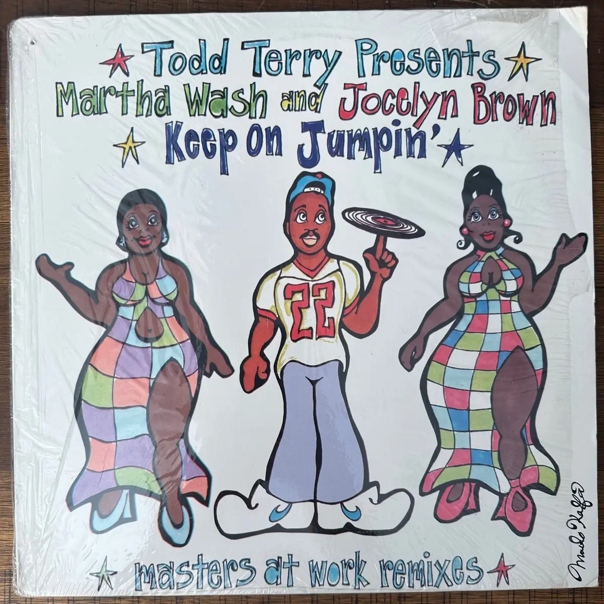Todd Terry Prresents Martha Wash & Jocelyn Brown - Keep On Jumin' 12" Lp Single Vinyl - Used 1