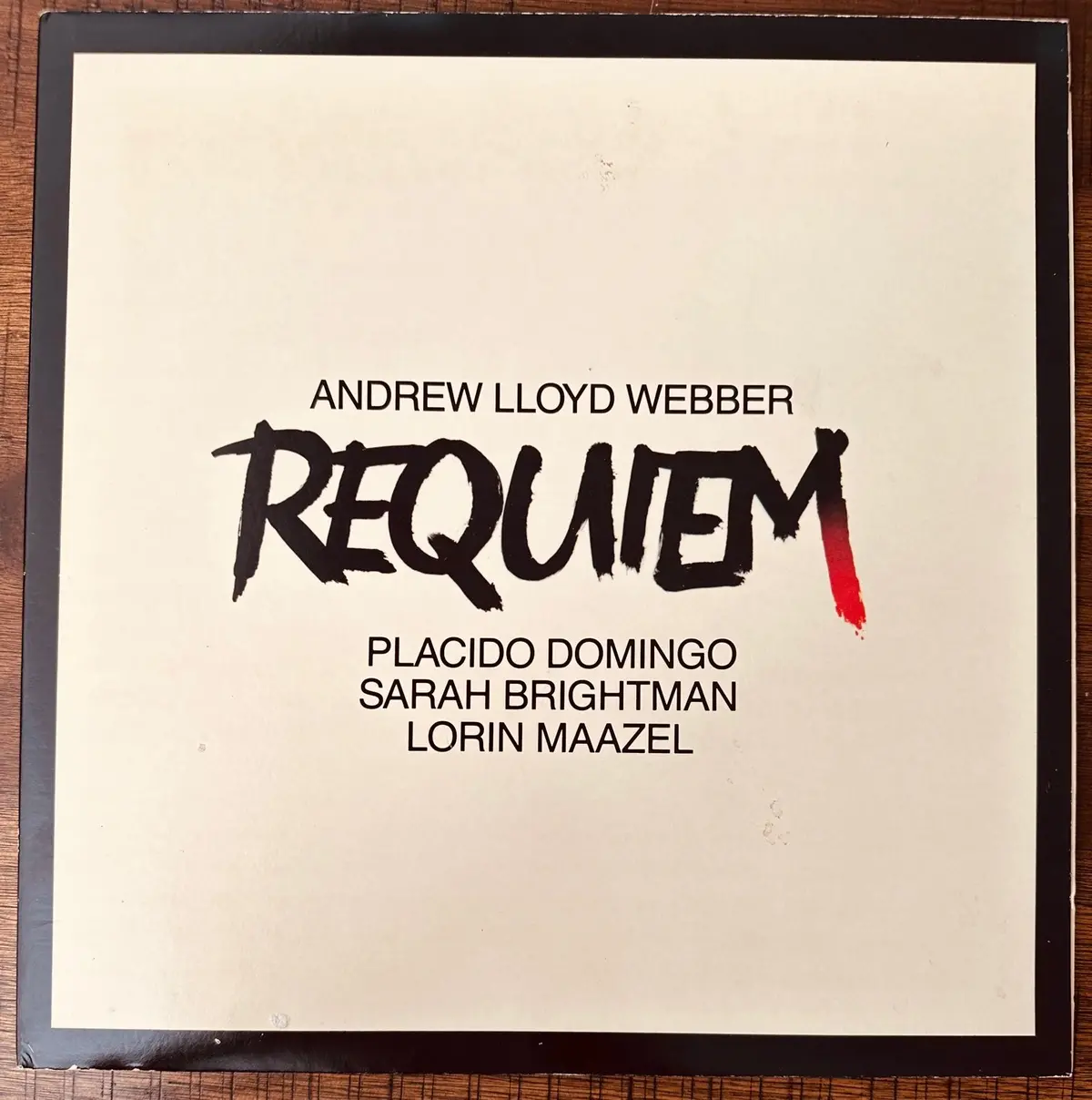 Andrew Lloyd Webber - Requiem / Domingo, Brightman,  Lp Vinyl - Used 1