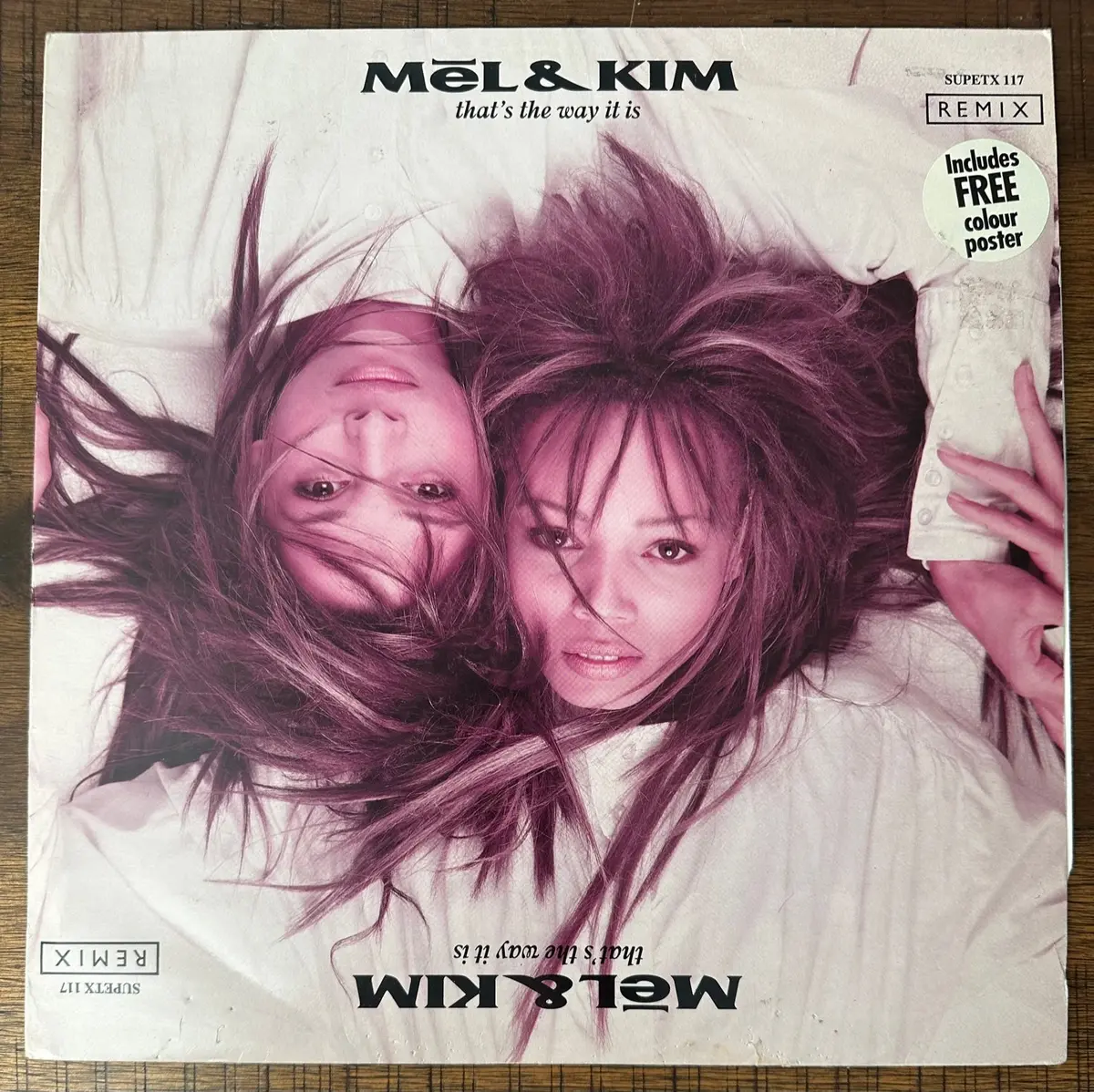 Mel & Kim - That's The Way It Is  (Import Lp Single) Vinyl  W/ Poster Used 1