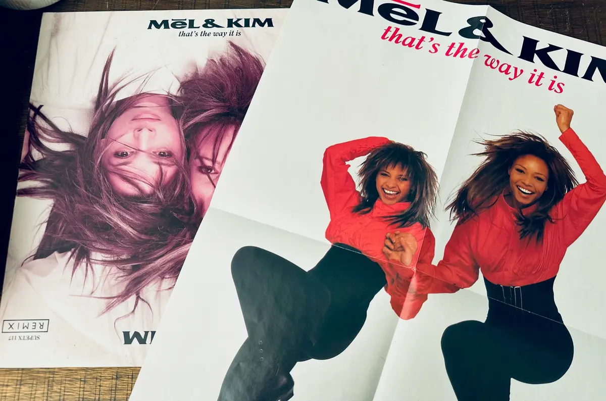 Mel & Kim - That's The Way It Is (Import Lp Single) Vinyl W/ Poster Used 2