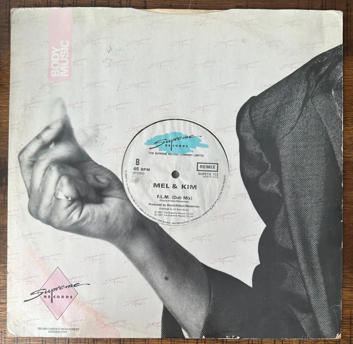 Mel & Kim -  F.L.M. (Import 12" Lp Single) Original Release Vinyl - Used 1