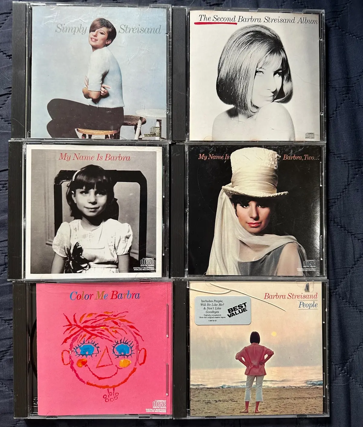 Barbra Streisand - 6  Cd's From The '60S - Used 1