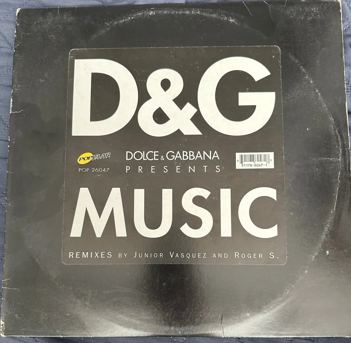 Dolce & Gabbana - Music (Jr. Vasquez Mixes) 12" Single Lp Vinyl - Used 1