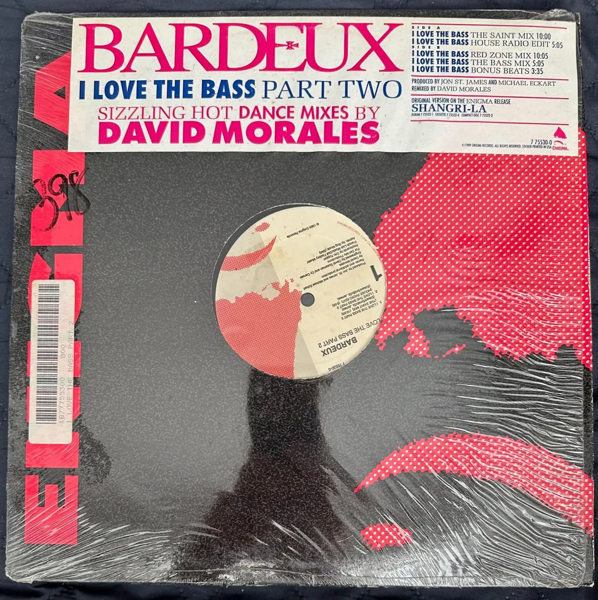 Bardeux - I Love To Bass  Part Two  ( 12" Single) Lp Vinyl - Used 1
