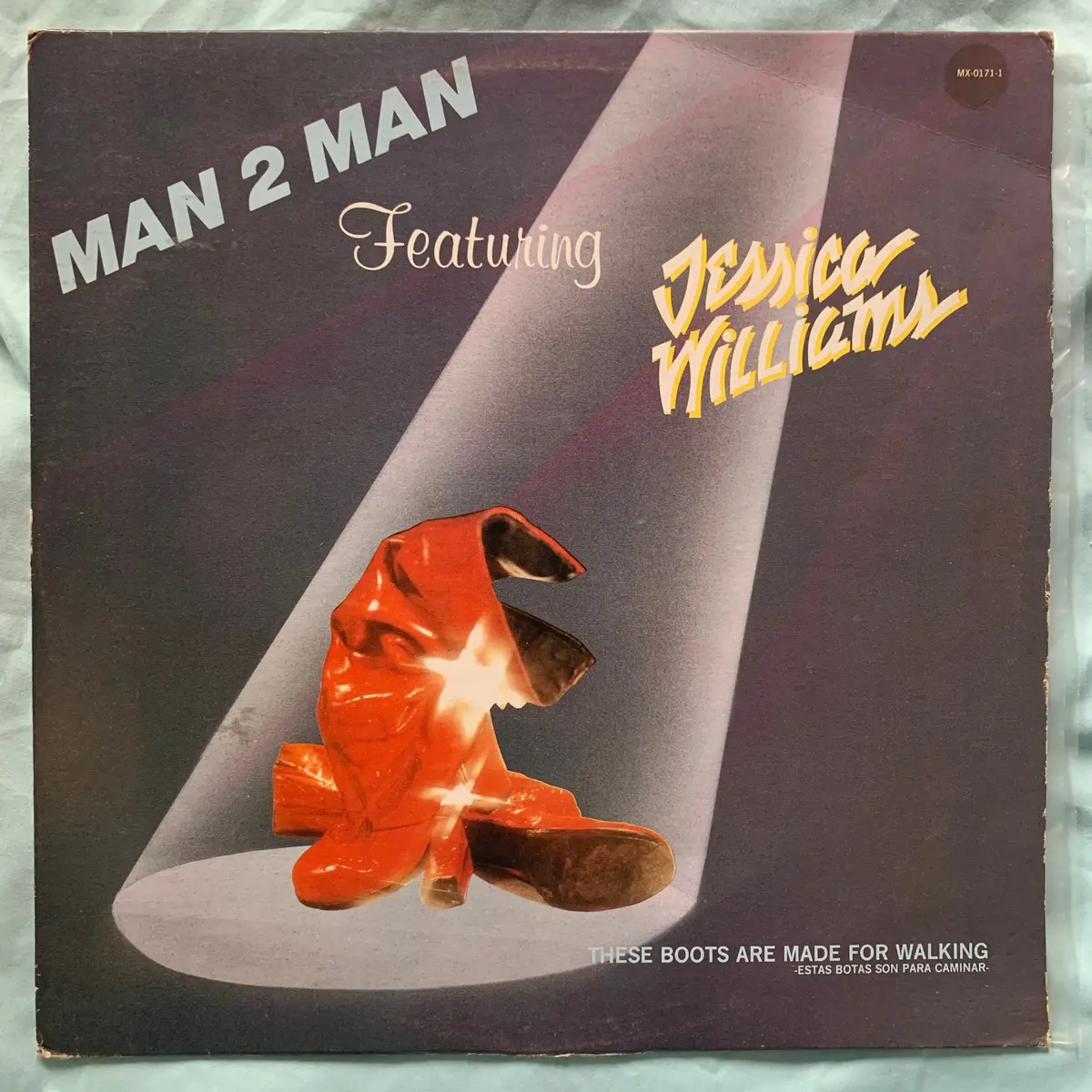 Man 2 Man Ft: Jessica Williams - These Boots Are Made For Walking (12" Remix Lp Viny) Used 1
