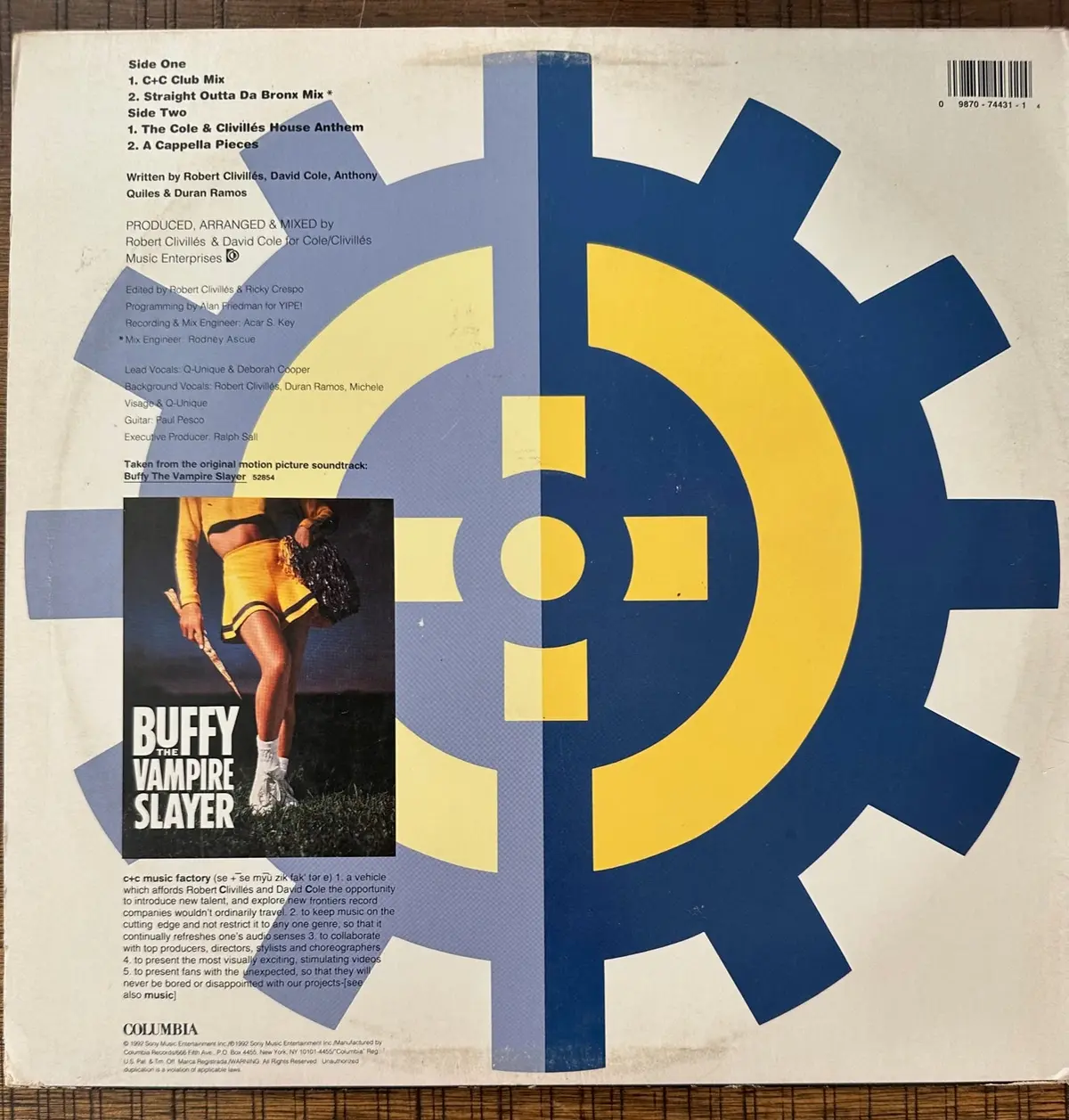 C+C Music Factory - Keep It Comin' 12" Lp Single Vinyl - Used 2