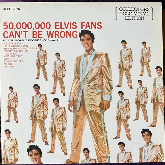 Elvis Presley - 50,000,000 Fans Can't Be Wrong (Gold Vinyl) Lp -- Used 1