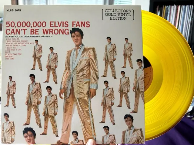 Elvis Presley - 50,000,000 Fans Can't Be Wrong (Gold Vinyl) Lp -- Used 2