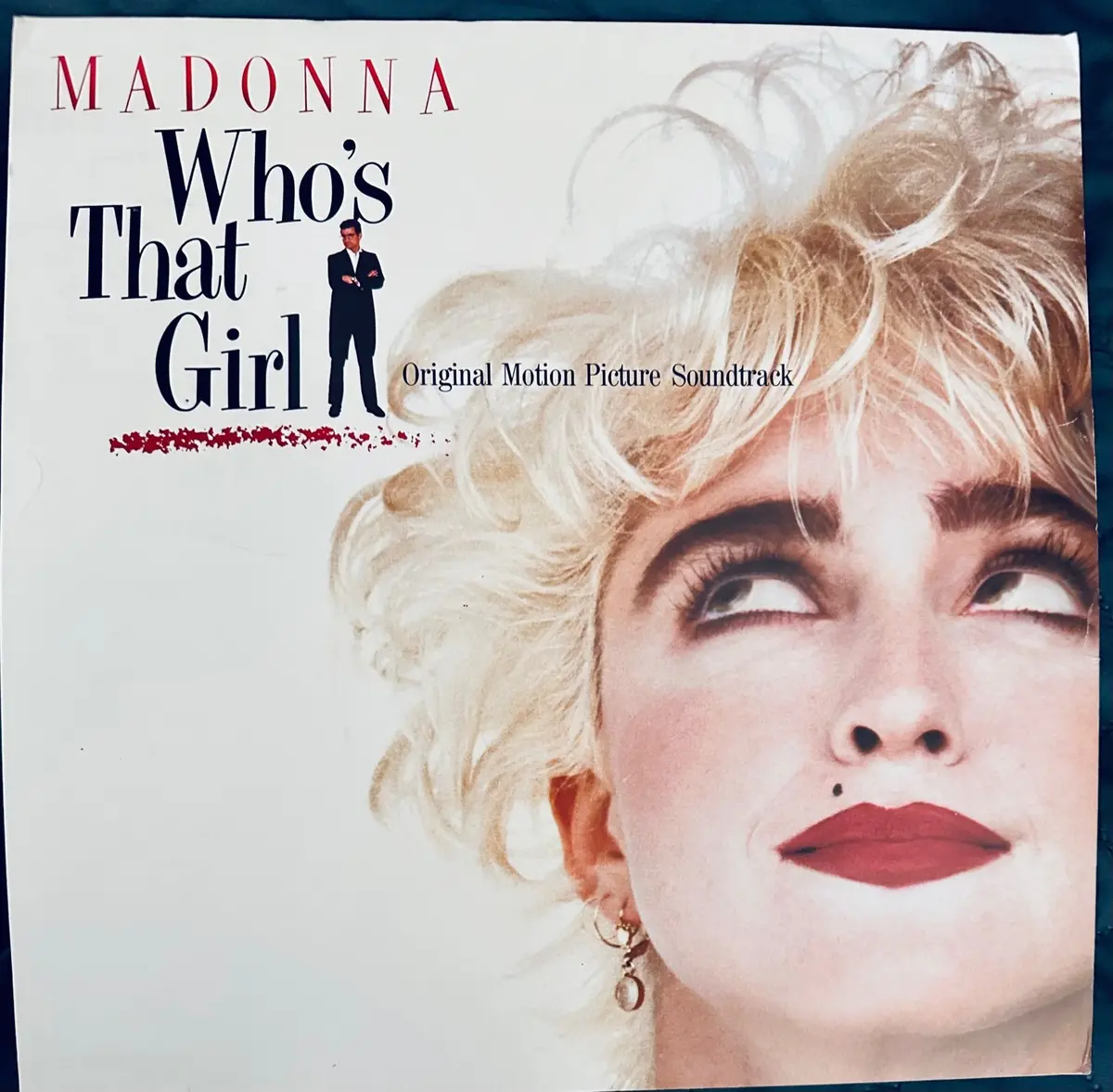 Madonna - Who's That Girl Soundtrack (Original 1987 Promo Flat) 12X12 1