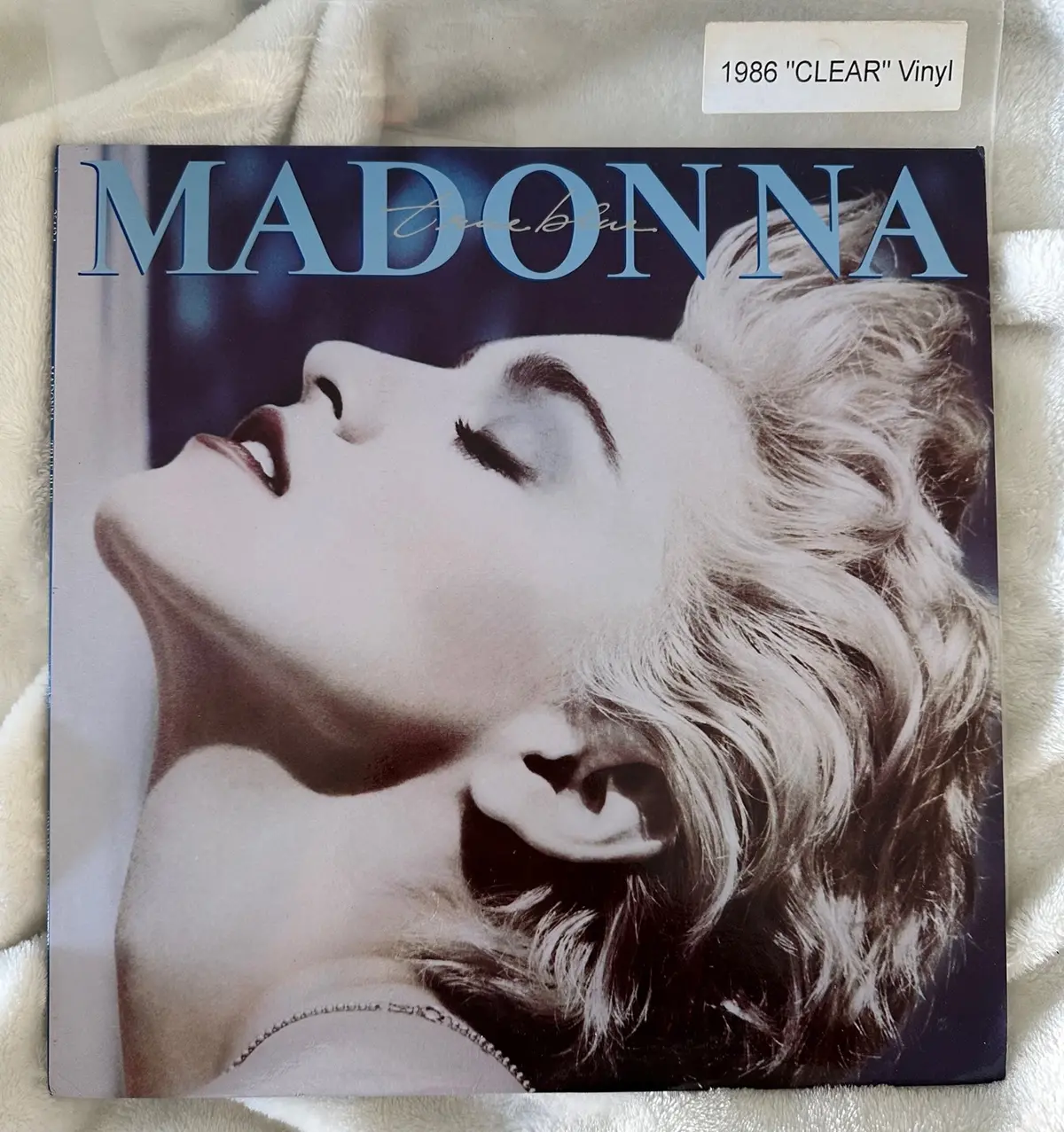 Madonna - True Blue 1986 "Clear" Lp Vinyl - Used (Us Orders Only) 1