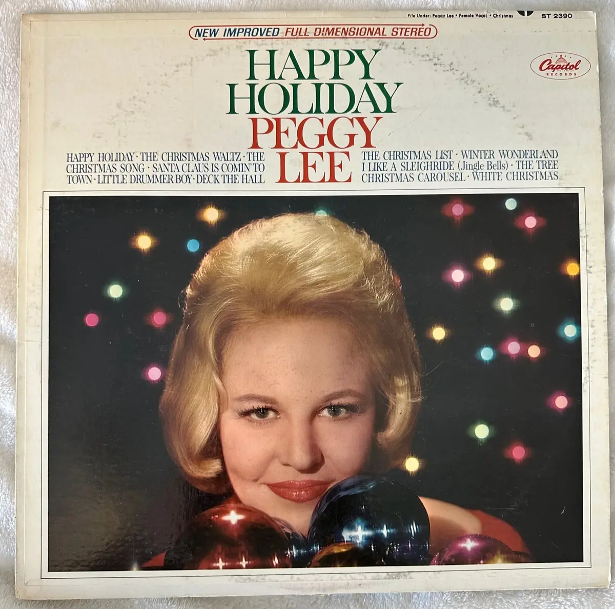 Peggy Lee - Happy Holiday 1965 Lp Vinyl - Used 1