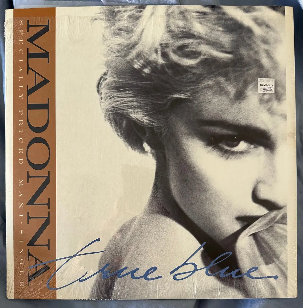 Madonna - True Blue (Usa) In Cellophane  12" Single  Lp Vinyl Used 1