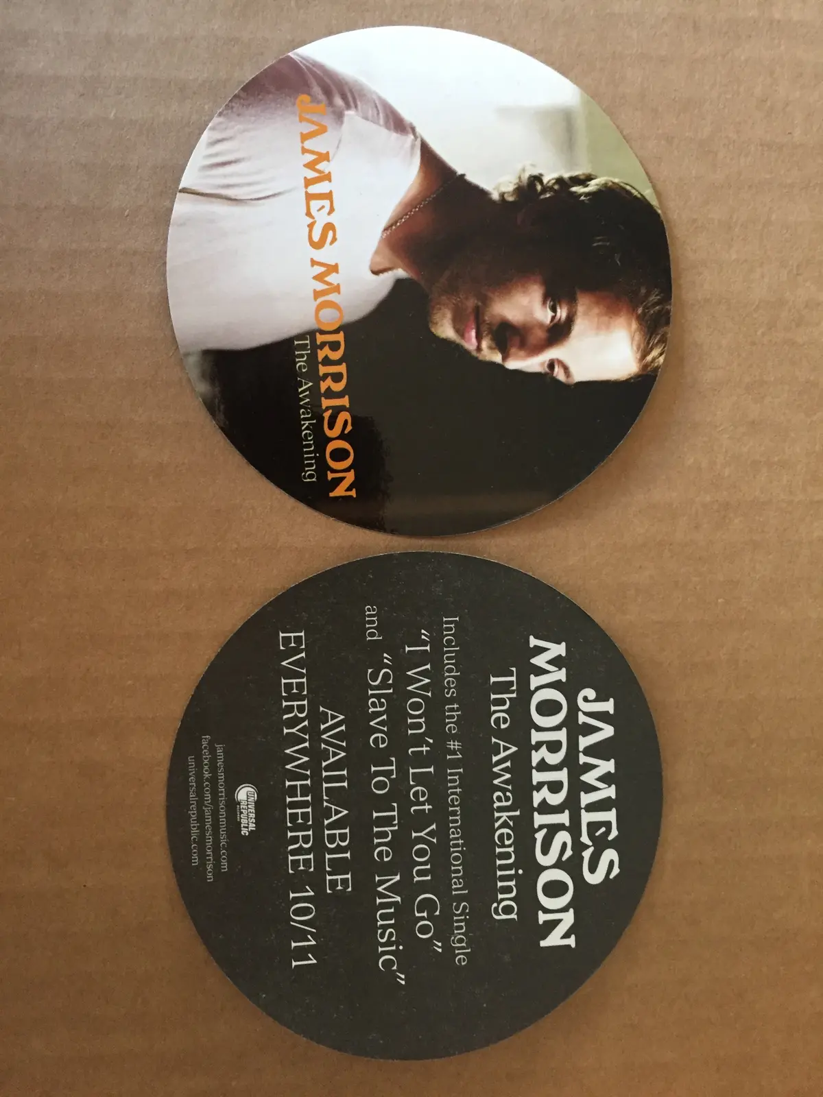 James Morrison - Promo Sticker (2) 1