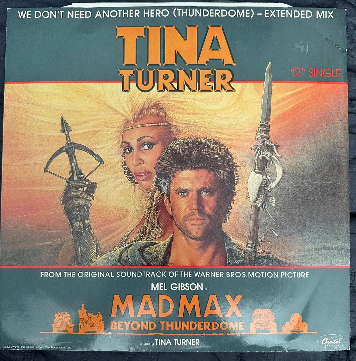 Tina Turner - We Don't Need Another Hero (Thunderdome)  12" Lp 1985 Vinyl - Used 1