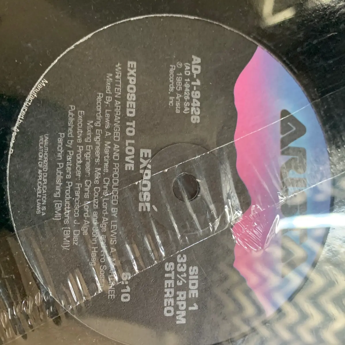 Exposé - Exposed To Love 12" Lp Vinyl - Used 2