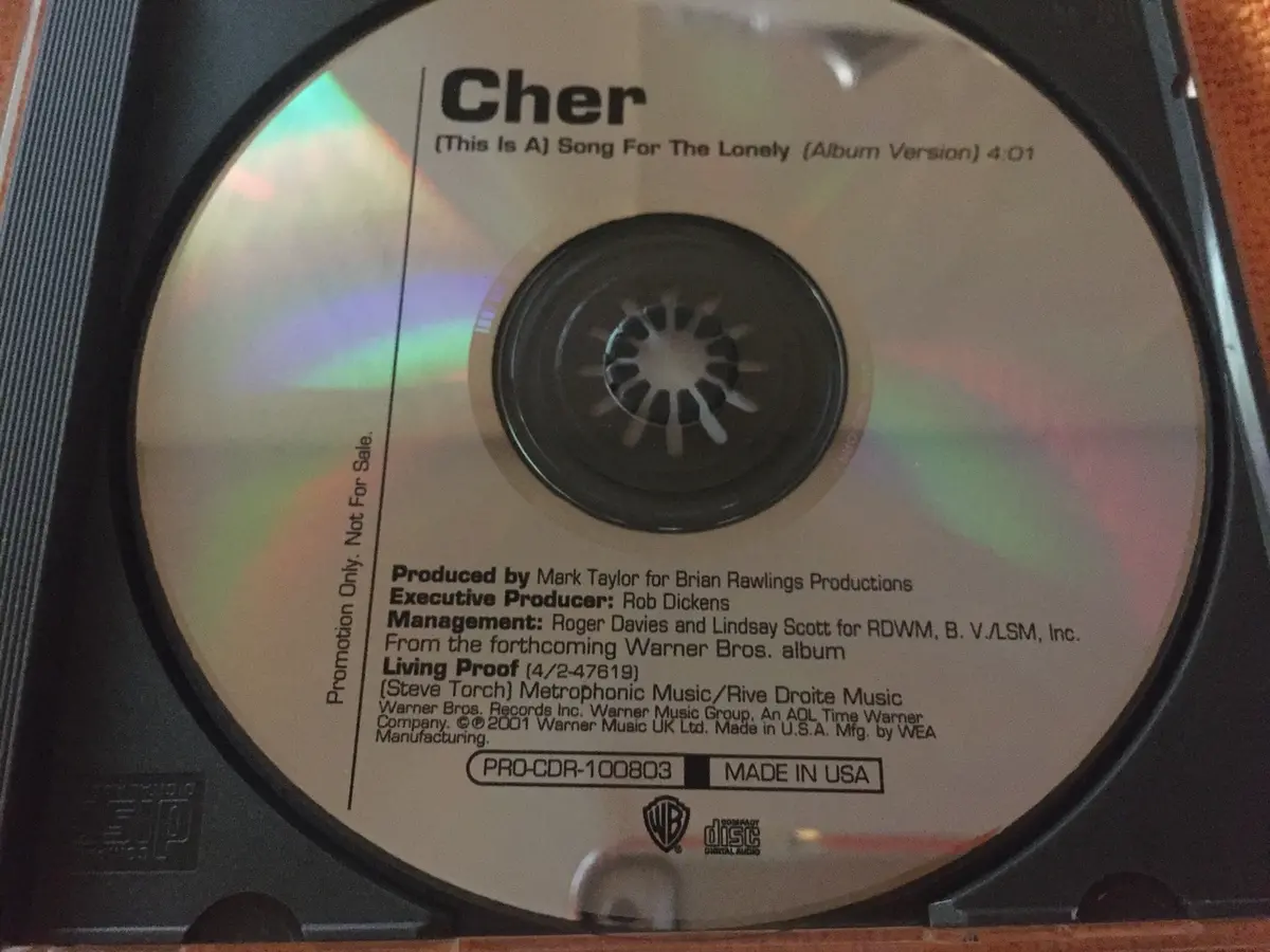 Cher - (This Is A) Song For The Lonely (Promo Cd Single) 1