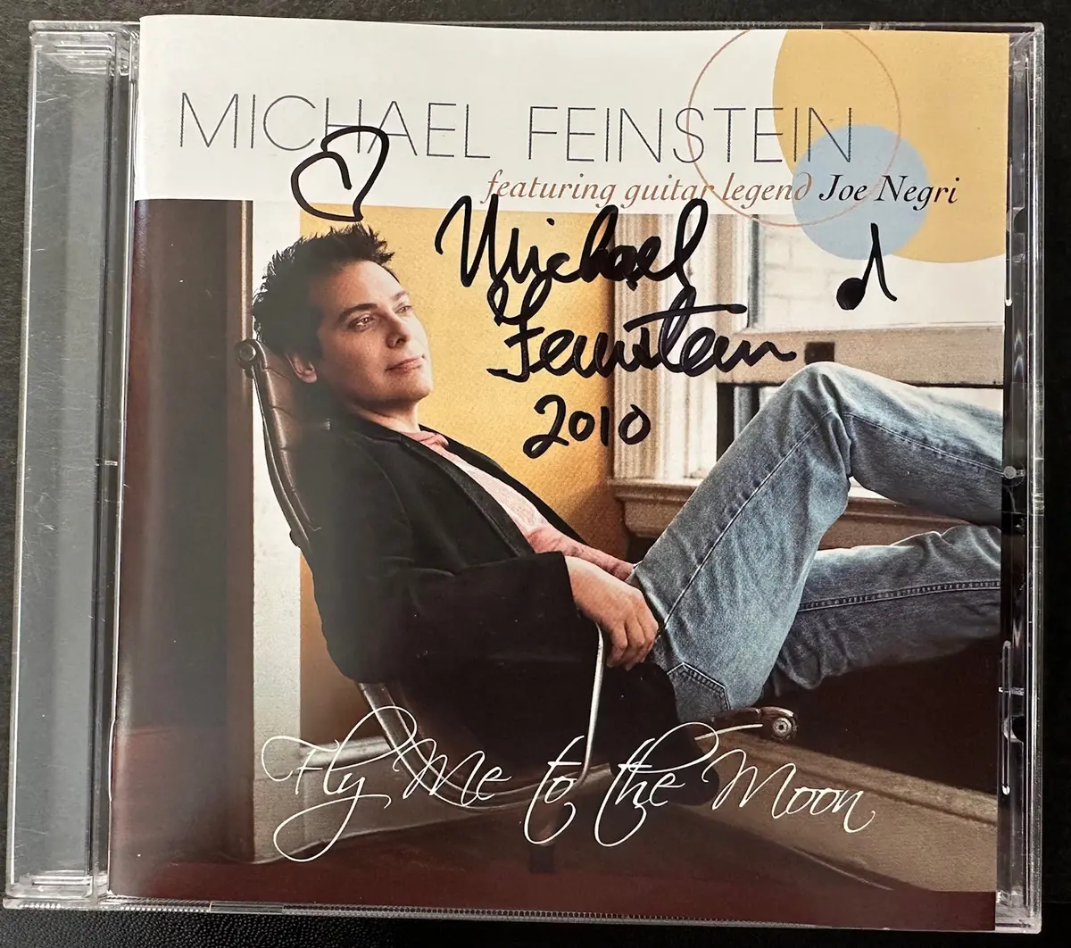 Michael Feinstein - Fly Me To The Moon (Signed / Autographed Sleeve) Used 1