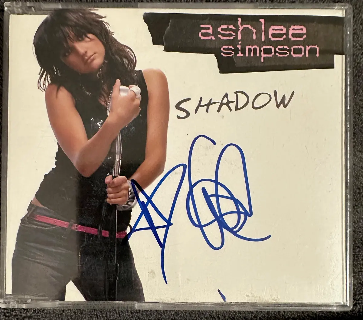 Ashlee Simpson - Shadow Cd Single - Signed / Autographed! - Used 1
