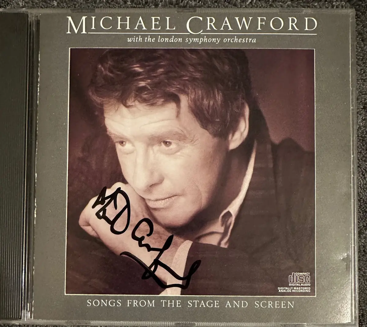 Michael Crawford -Songs From The Stage And Screen - Signed / Autographed Cd - Used 1